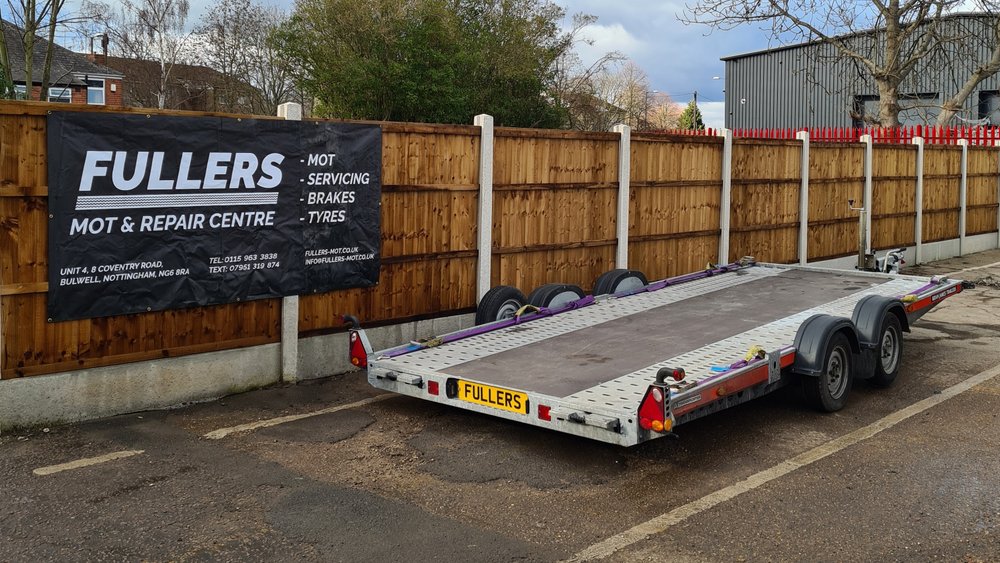 Fullers large double wheel trailer